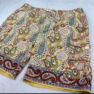 Polo Ralph Lauren Yellow Paisley Swim Shorts